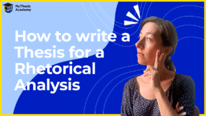 How to write a thesis for a rhetorical analysis